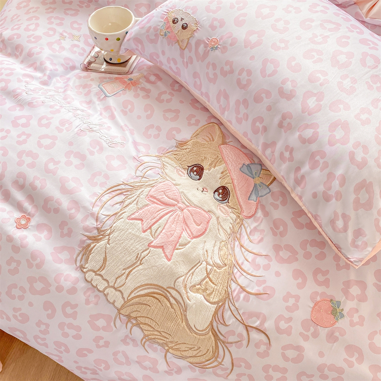 91家纺网 家纺一手货源 找家纺 （总）优贝家纺 2026新款水洗真丝天丝专版贴布绣四件套