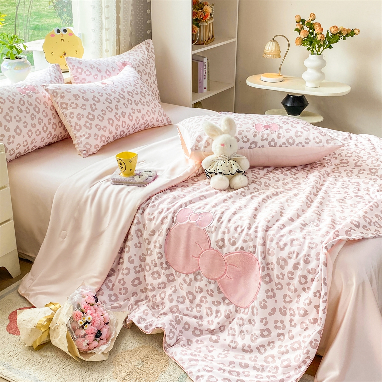 91家纺网 家纺一手货源 找家纺 （总）绒棉世家 2026新款水洗天丝冰天丝专版贴布绣夏被四件套系列