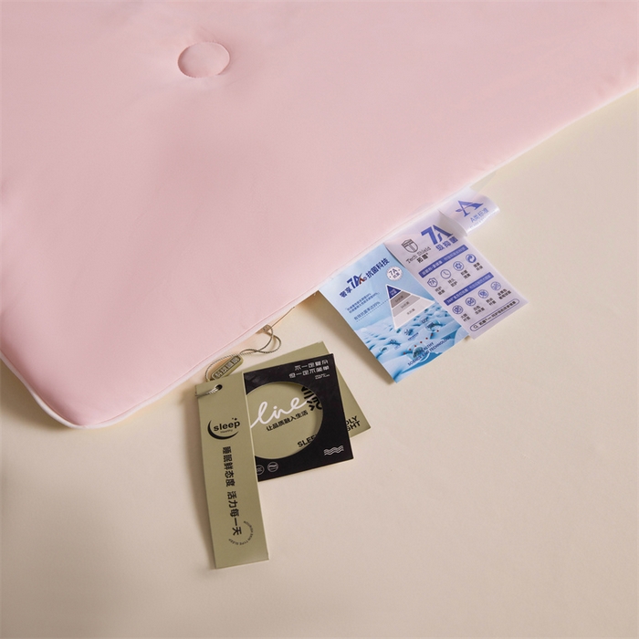 91家纺网 家纺一手货源 找家纺 雯豆家纺 2026春夏新款锦氨夏被空调被子被芯夏季凉感被小冰皮薄被子夏被夏凉被空调被 小冰皮-海棠粉+淡雅黄