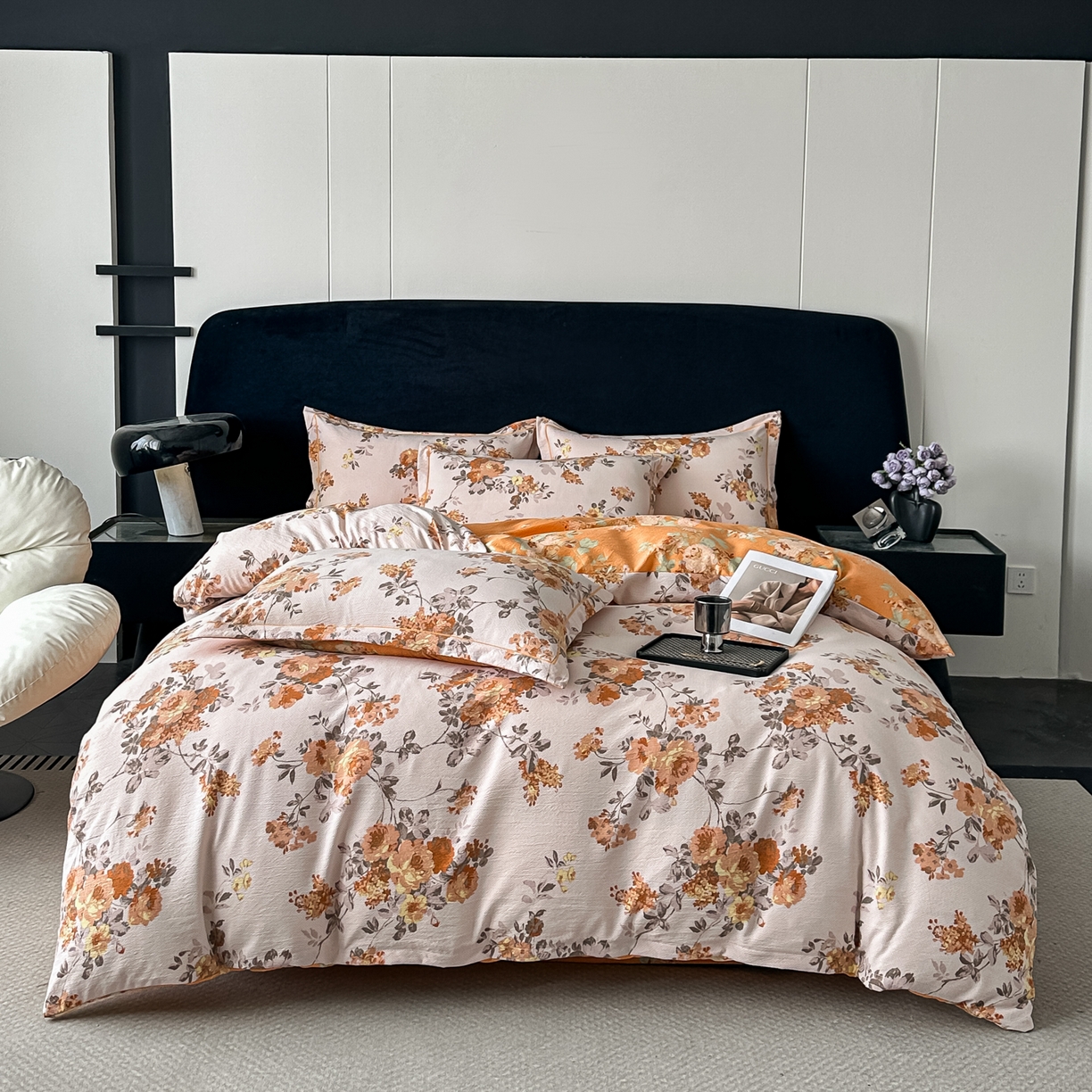 91家纺网 家纺一手货源 找家纺 （总）锦禧堂 2026新款舒适双层纱四件套系列