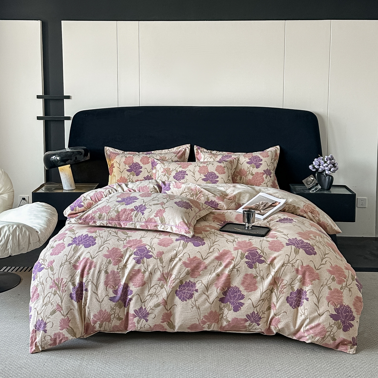 91家纺网 家纺一手货源 找家纺 （总）锦禧堂 2026新款舒适双层纱四件套系列