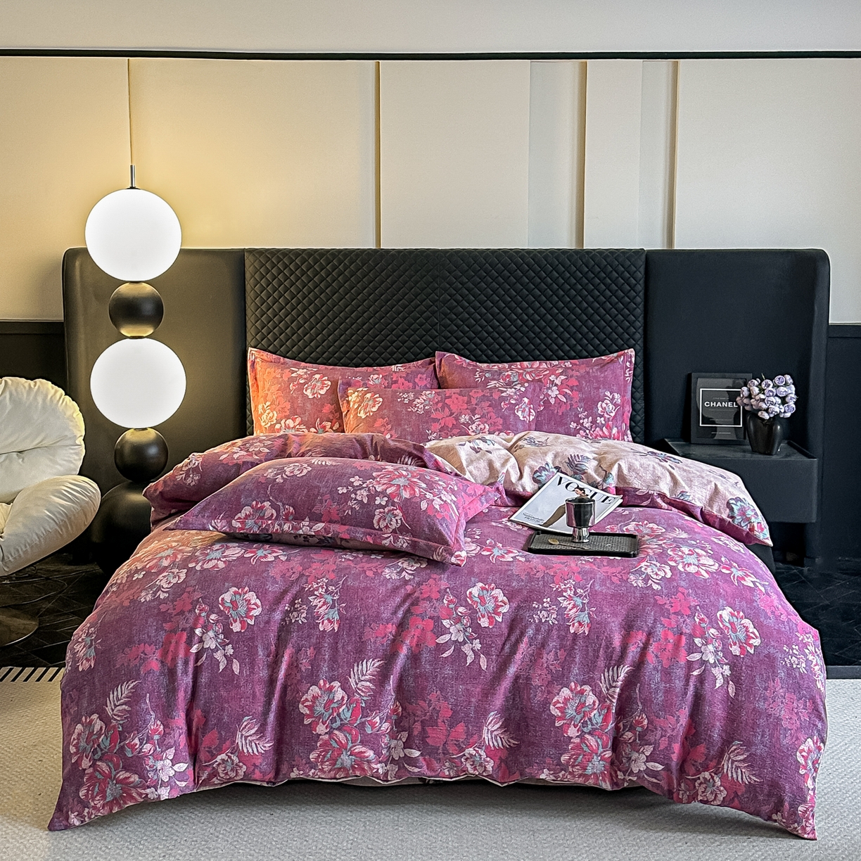 91家纺网 家纺一手货源 找家纺 （总）锦禧堂 2026新款舒适双层纱四件套系列