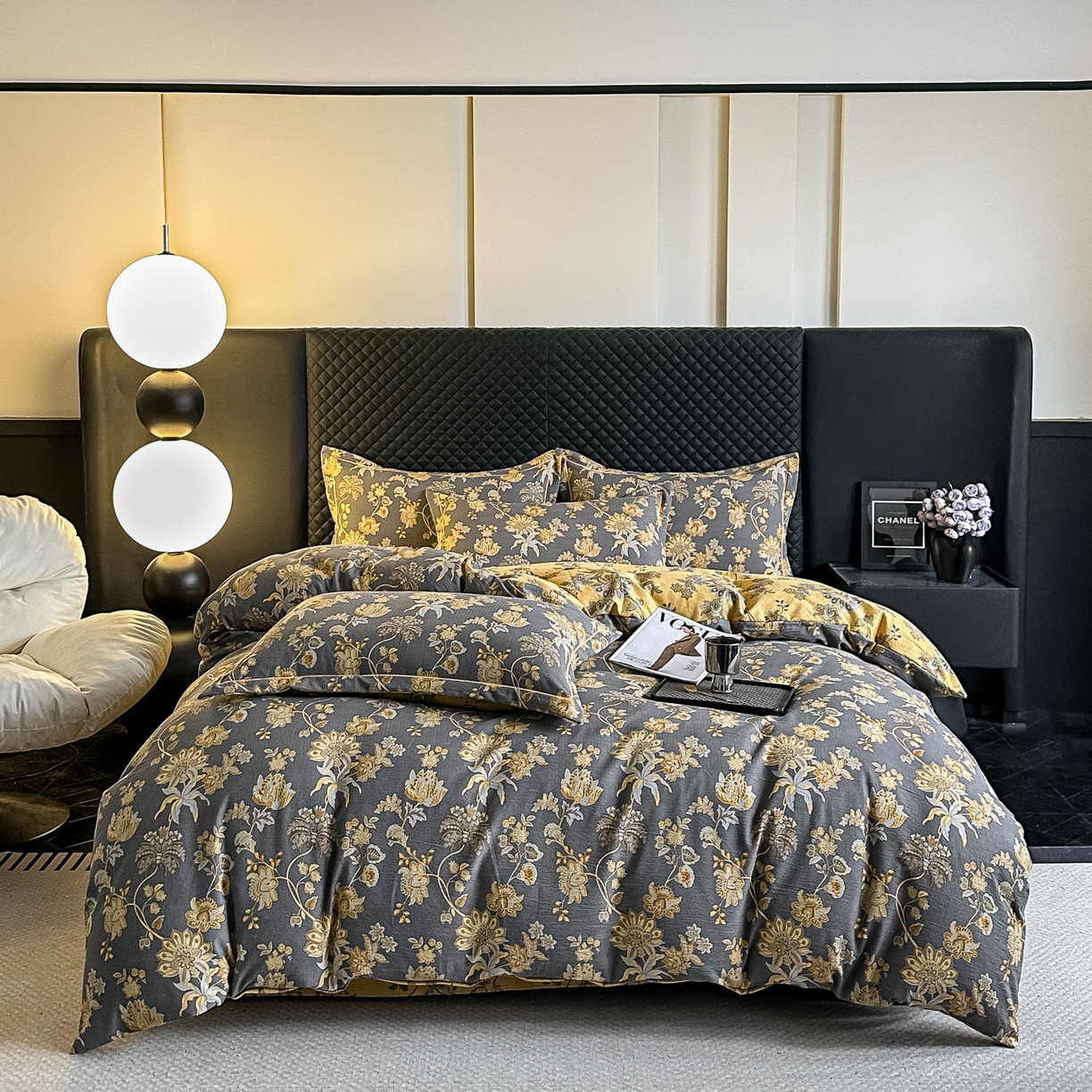 91家纺网 家纺一手货源 找家纺 （总）锦禧堂 2026新款舒适双层纱四件套系列