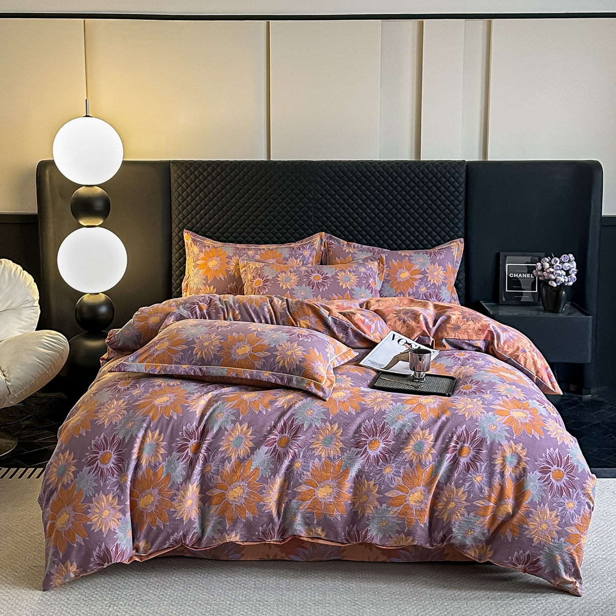 91家纺网 家纺一手货源 找家纺 （总）锦禧堂 2026新款舒适双层纱四件套系列