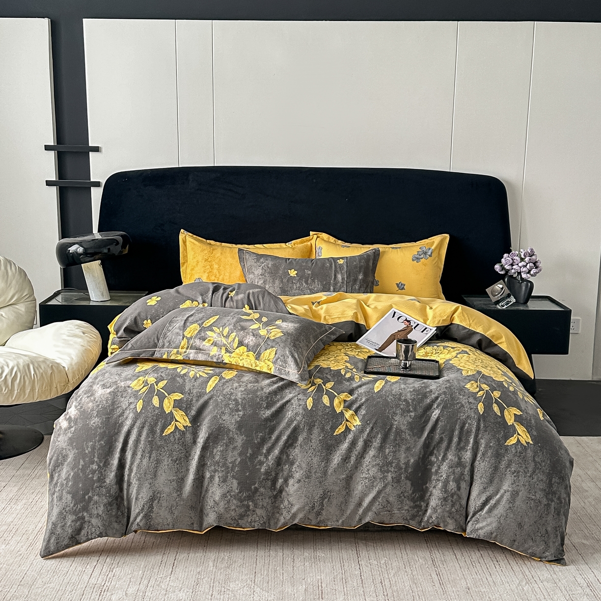 91家纺网 家纺一手货源 找家纺 （总）锦禧堂 2026新款舒适双层纱四件套系列