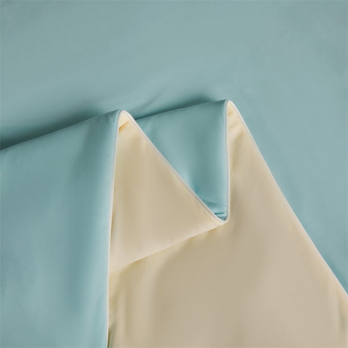 91家纺网 家纺一手货源 找家纺 雯豆家纺 2026春夏新款锦氨夏被空调被子被芯夏季凉感被小冰皮薄被子夏被夏凉被空调被 小冰皮-星辰绿+淡雅黄