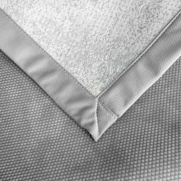 91家纺网 家纺一手货源 找家纺 伊人坊 2026新款A类550克凉感提花值过0.21冰豆豆家用凉席子三件套夏季---凉席款 繁花-灰