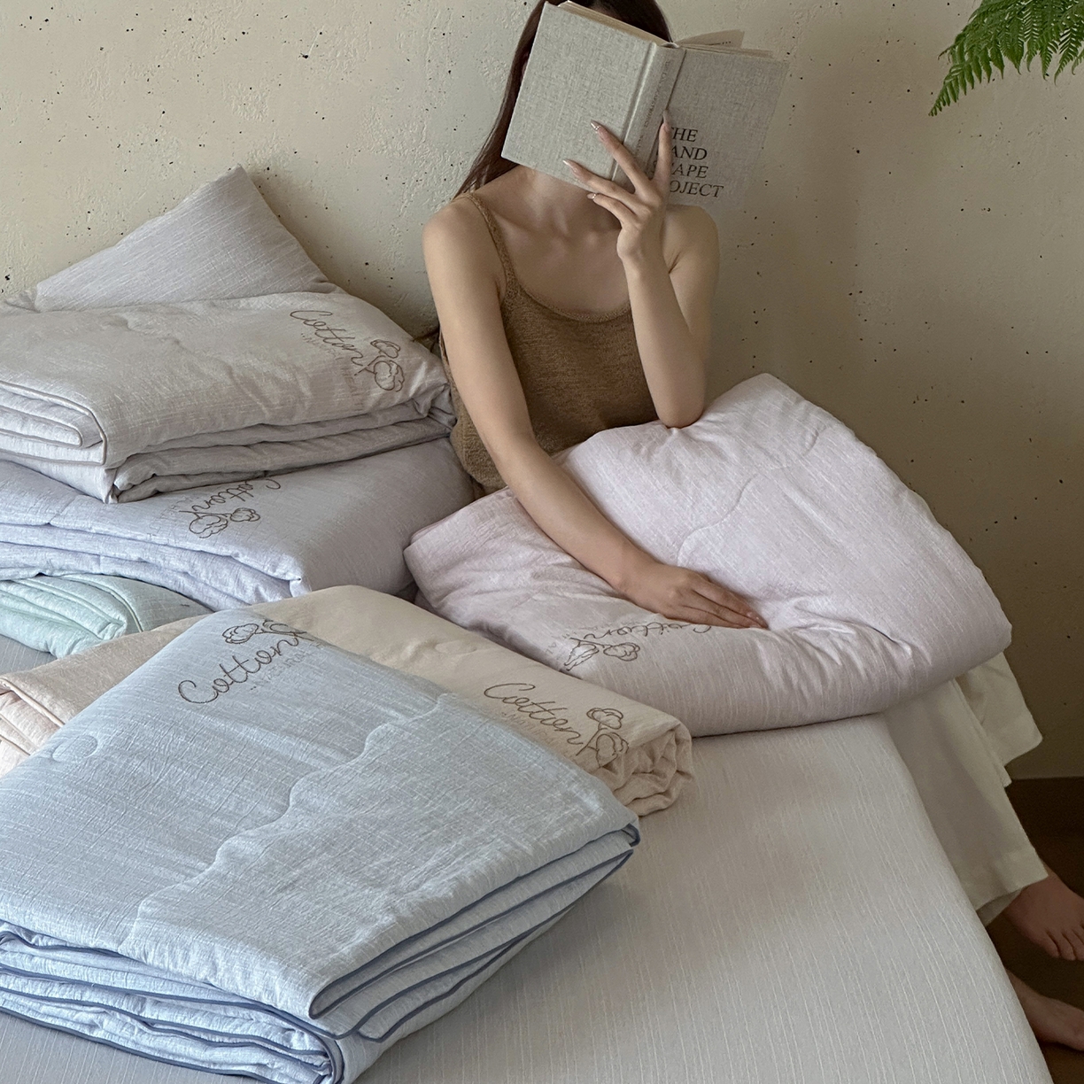 91家纺网 家纺一手货源 找家纺 （总）一加一 2026新款透气简麻新疆棉花被夏被夏凉被空调被-棉花简麻