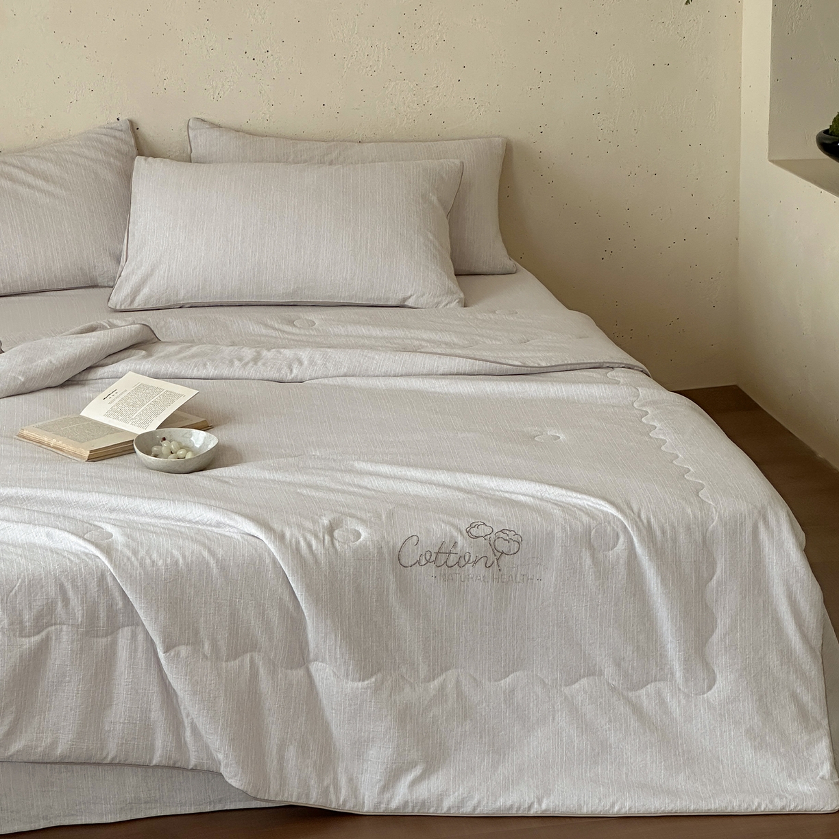 91家纺网 家纺一手货源 找家纺 一加一 2026新款透气简麻新疆棉花被夏被夏凉被空调被-棉花简麻 棉花简麻-米