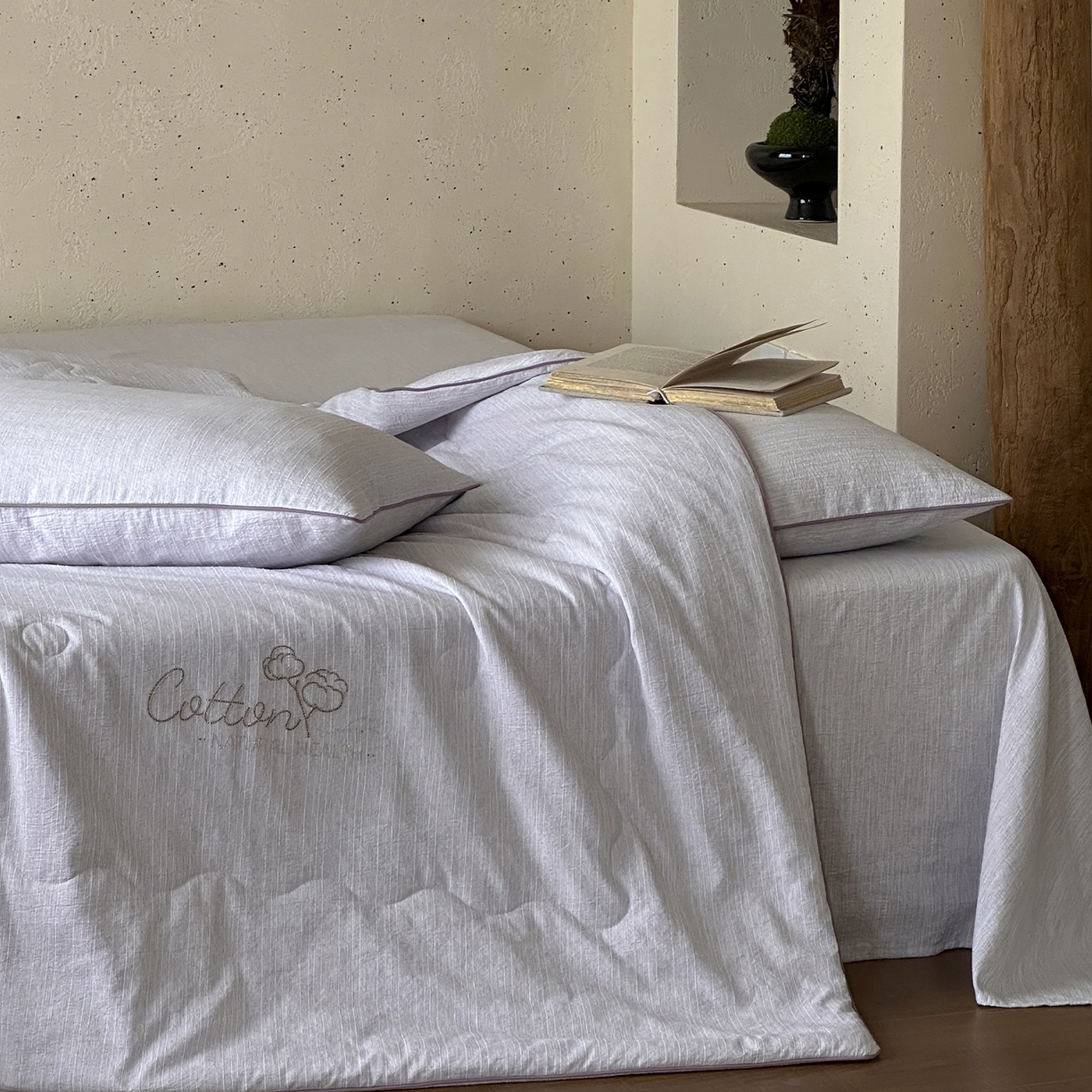 91家纺网 家纺一手货源 找家纺 一加一 2026新款透气简麻新疆棉花被夏被夏凉被空调被-棉花简麻 棉花简麻-紫