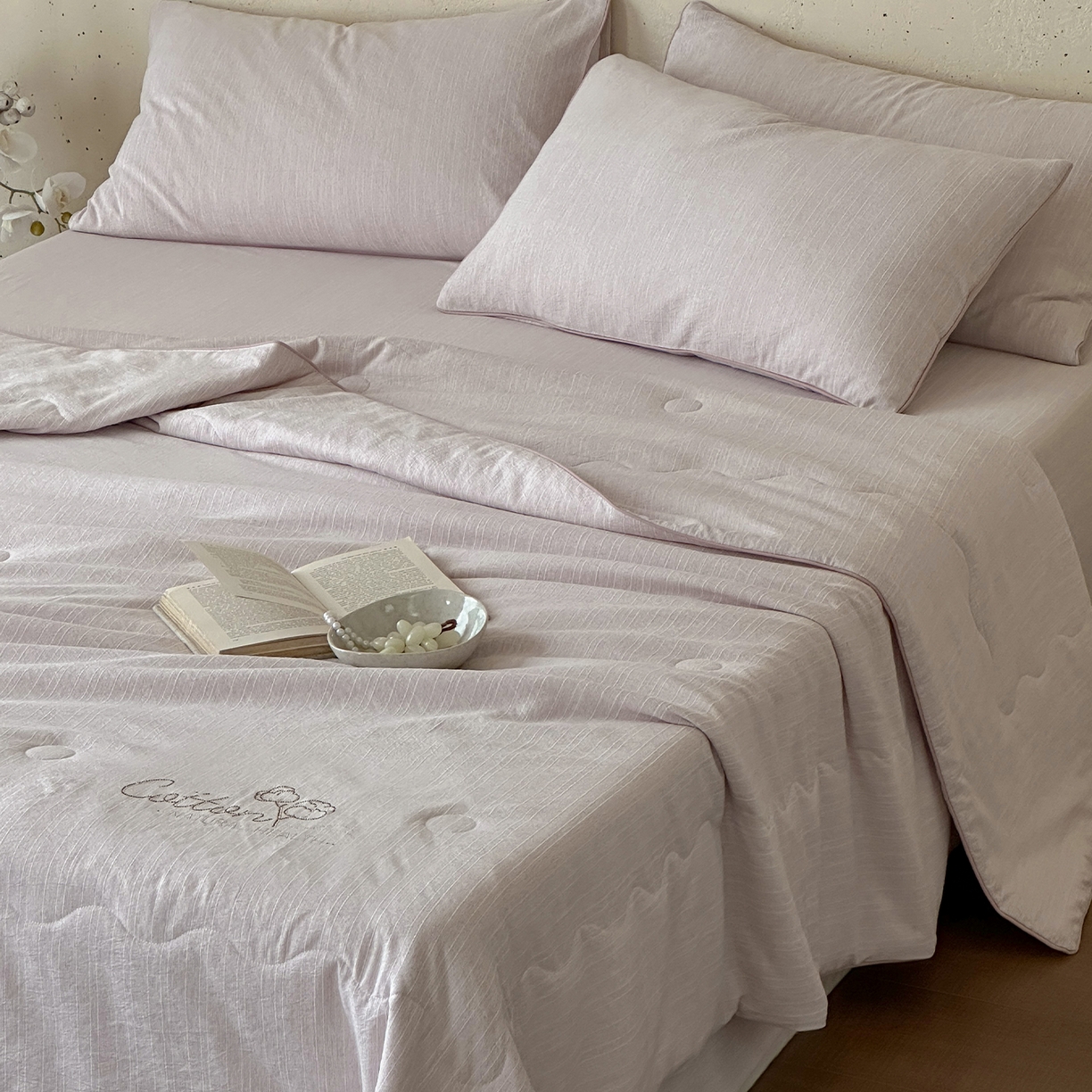 91家纺网 家纺一手货源 找家纺 一加一 2026新款透气简麻新疆棉花被夏被夏凉被空调被-棉花简麻 棉花简麻-粉