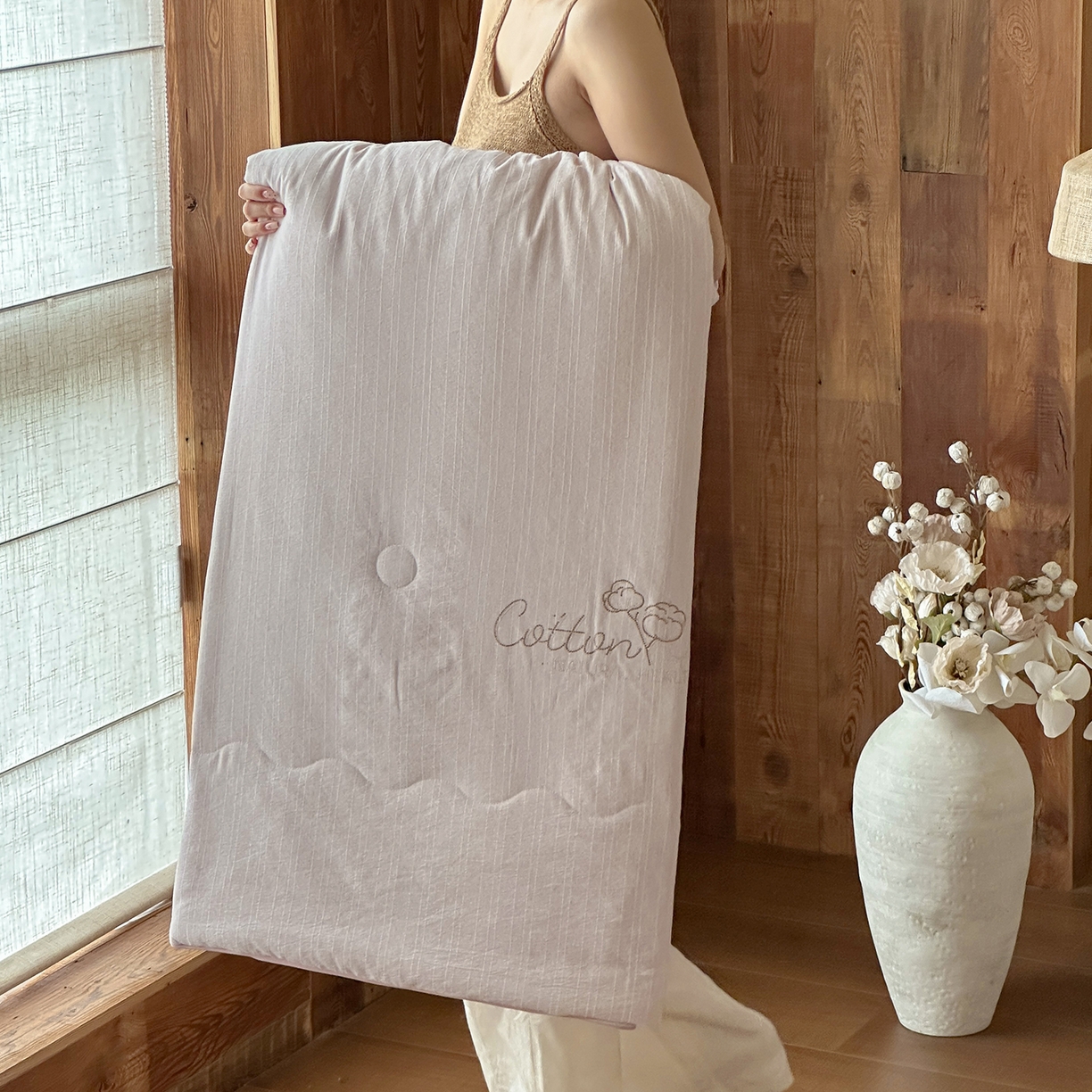 91家纺网 家纺一手货源 找家纺 一加一 2026新款透气简麻新疆棉花被夏被夏凉被空调被-棉花简麻 棉花简麻-粉