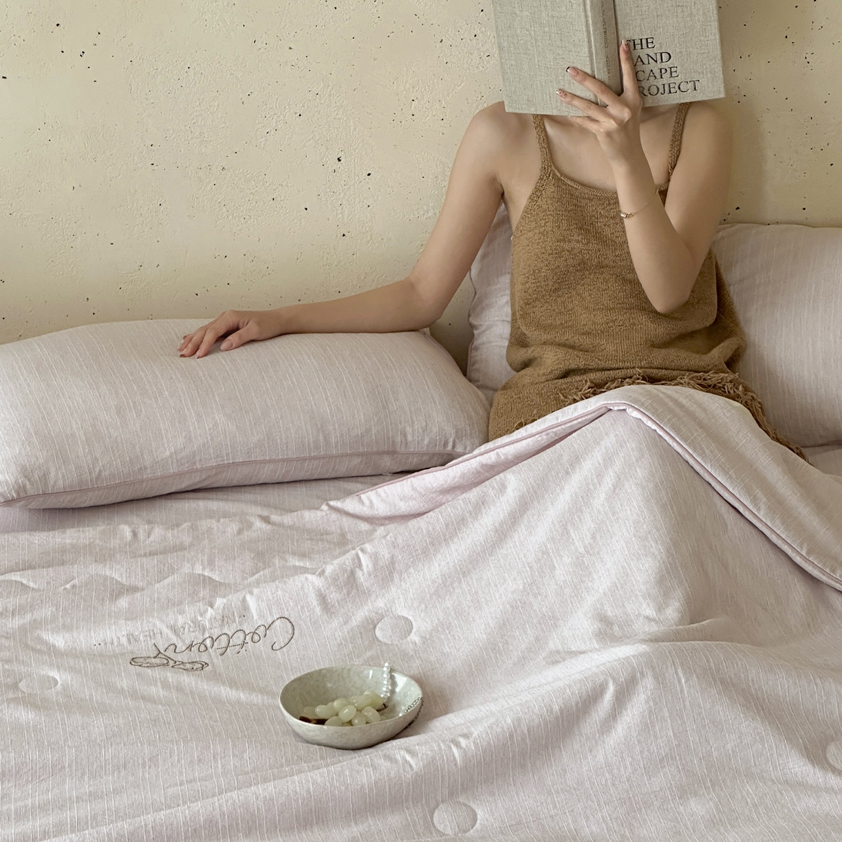 91家纺网 家纺一手货源 找家纺 一加一 2026新款透气简麻新疆棉花被夏被夏凉被空调被-棉花简麻 棉花简麻-粉