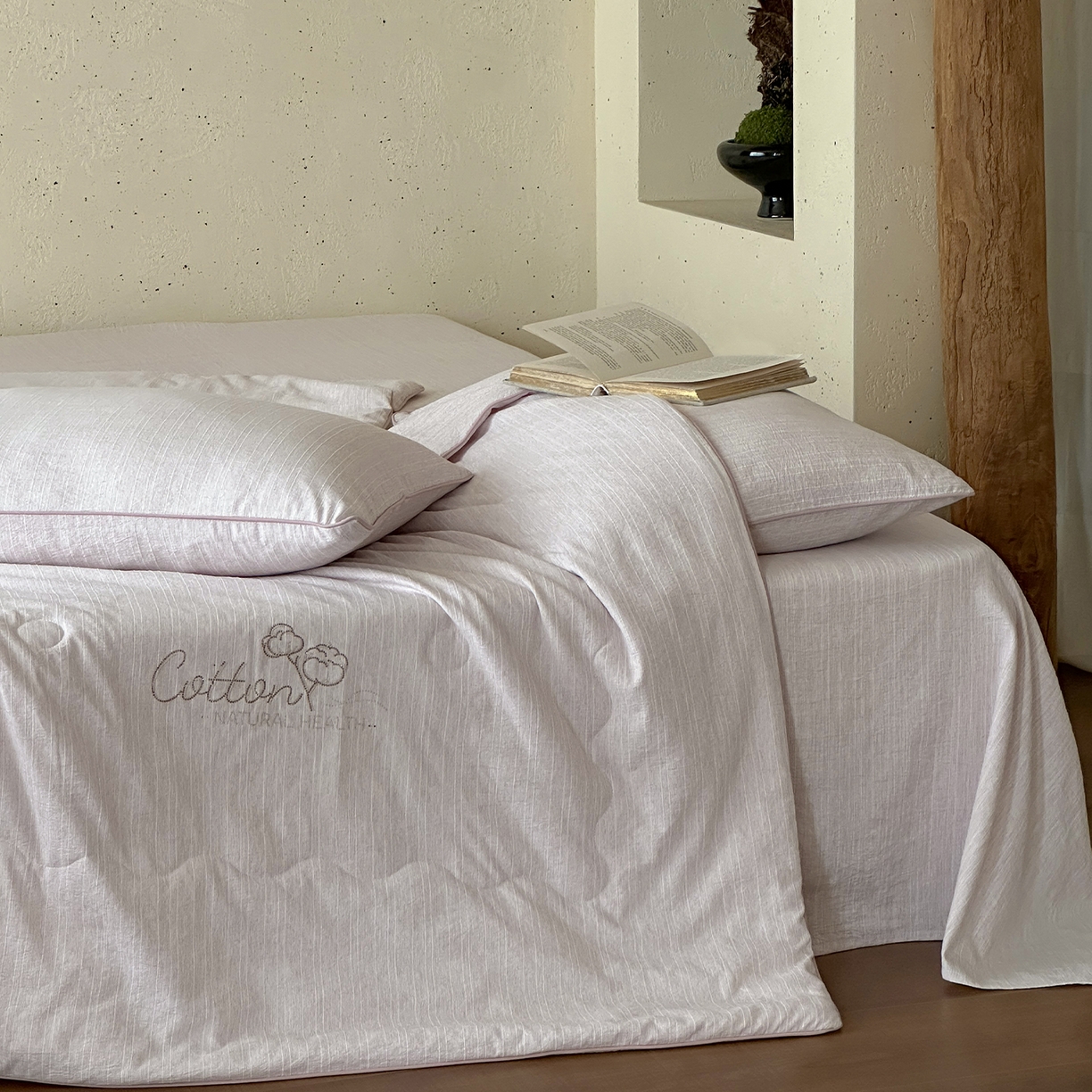 91家纺网 家纺一手货源 找家纺 一加一 2026新款透气简麻新疆棉花被夏被夏凉被空调被-棉花简麻 棉花简麻-粉