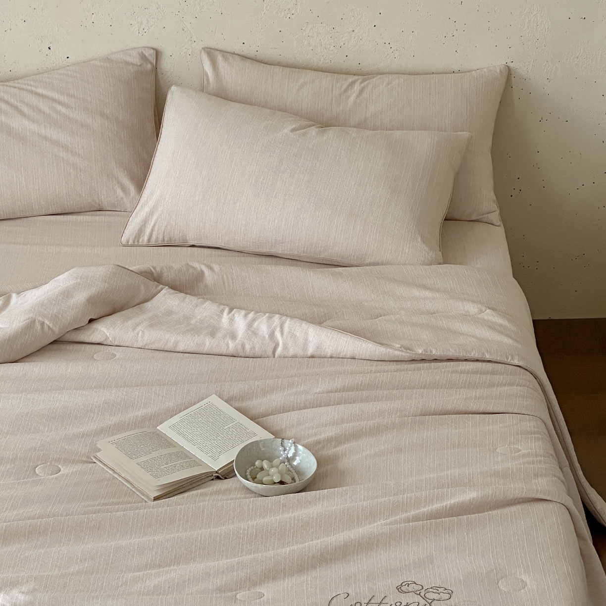 91家纺网 家纺一手货源 找家纺 一加一 2026新款透气简麻新疆棉花被夏被夏凉被空调被-棉花简麻 棉花简麻-卡其