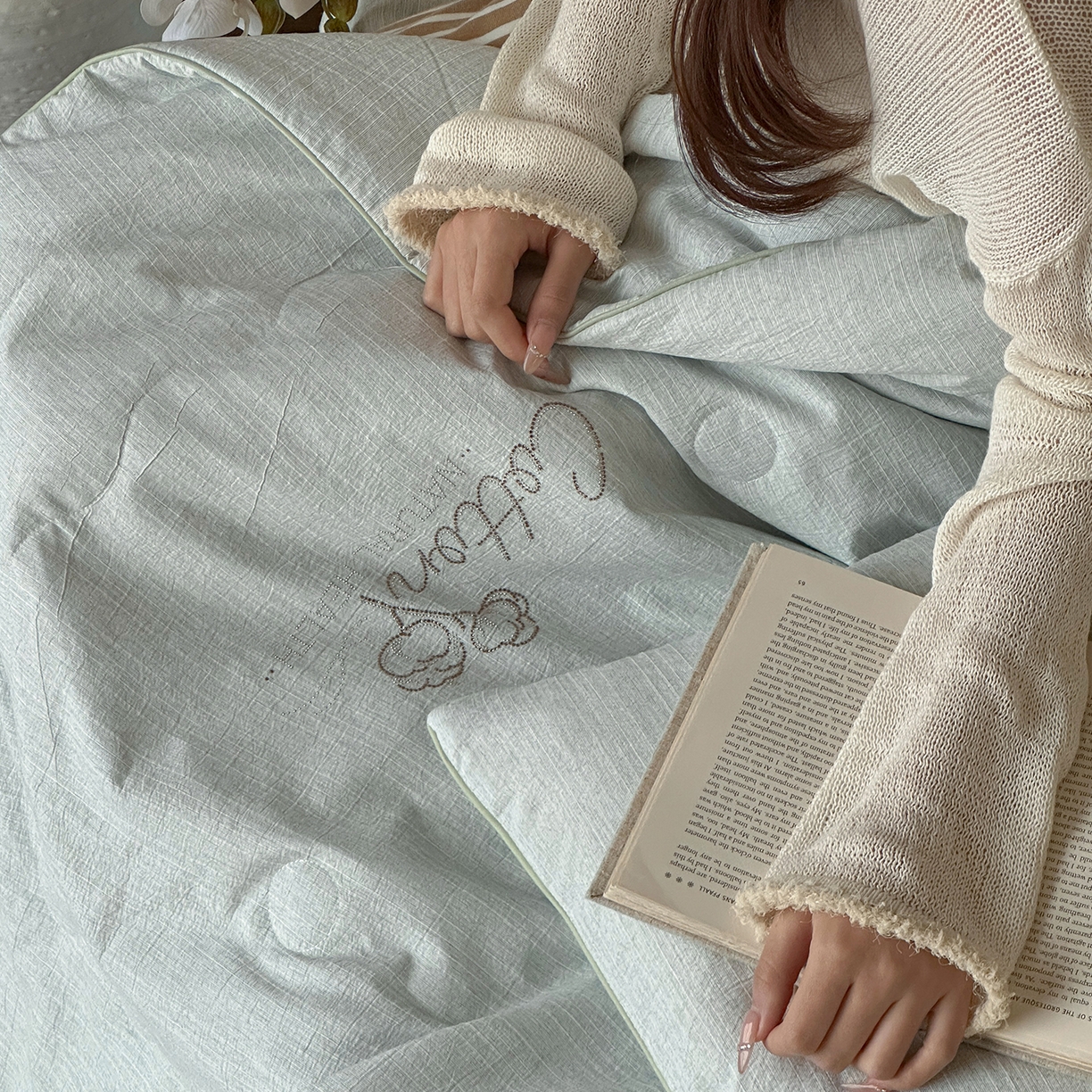 91家纺网 家纺一手货源 找家纺 一加一 2026新款透气简麻新疆棉花被夏被夏凉被空调被-棉花简麻 棉花简麻-绿