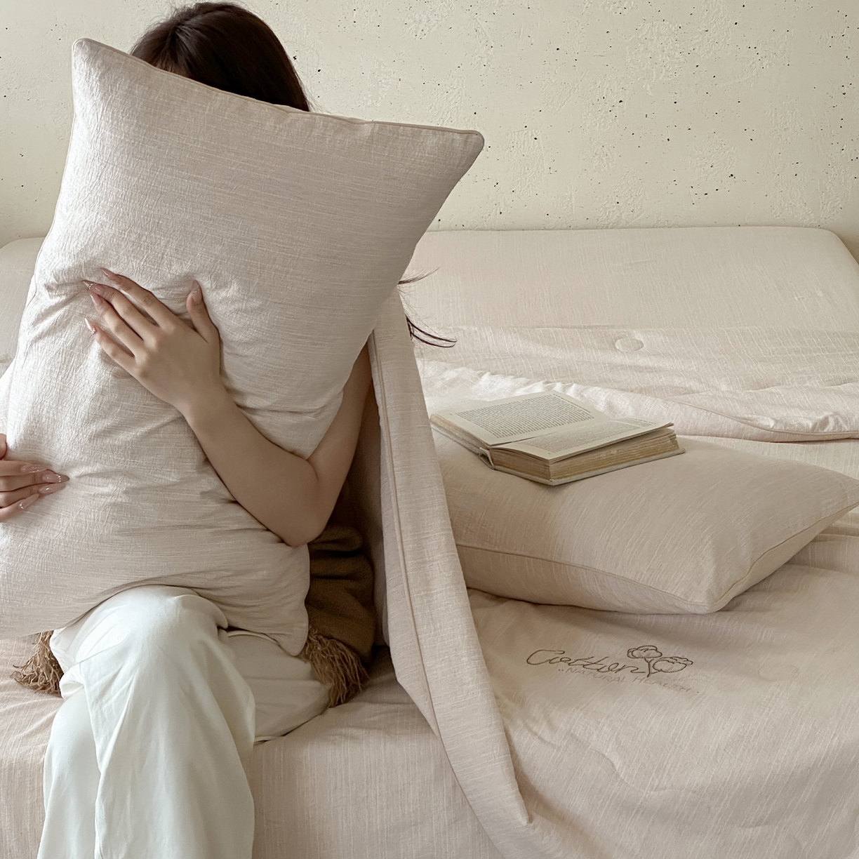 91家纺网 家纺一手货源 找家纺 一加一 2026新款透气简麻新疆棉花被夏被夏凉被空调被-棉花简麻 棉花简麻-卡其