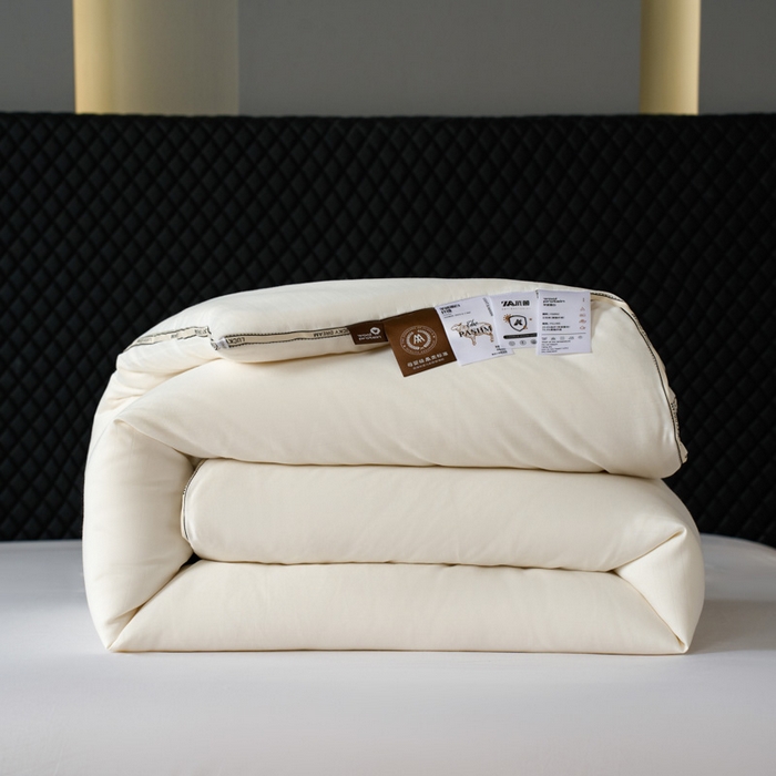 91家纺网 家纺一手货源 找家纺 丽卡家纺 2026春夏新款丽锦棉毕加索羊绒纤维春秋被 被子被芯 毕加索羊绒被-风格一