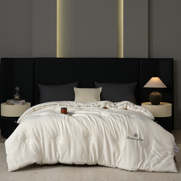 91家纺网 家纺一手货源 找家纺 丽卡家纺 2026春夏新款丽锦棉毕加索羊绒纤维春秋被 被子被芯 毕加索羊绒被-风格一