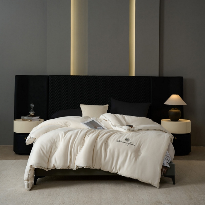 91家纺网 家纺一手货源 找家纺 丽卡家纺 2026春夏新款丽锦棉毕加索羊绒纤维春秋被 被子被芯 毕加索羊绒被-风格一