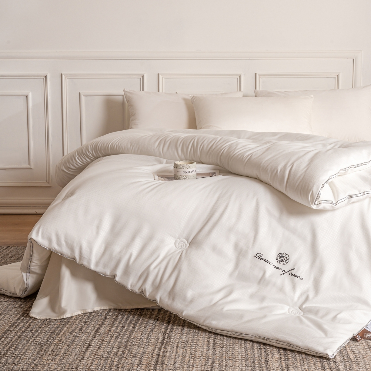 91家纺网 家纺一手货源 找家纺 丽卡家纺 2026春夏新款丽锦棉毕加索羊绒纤维春秋被 被子被芯 毕加索羊绒被-风格二