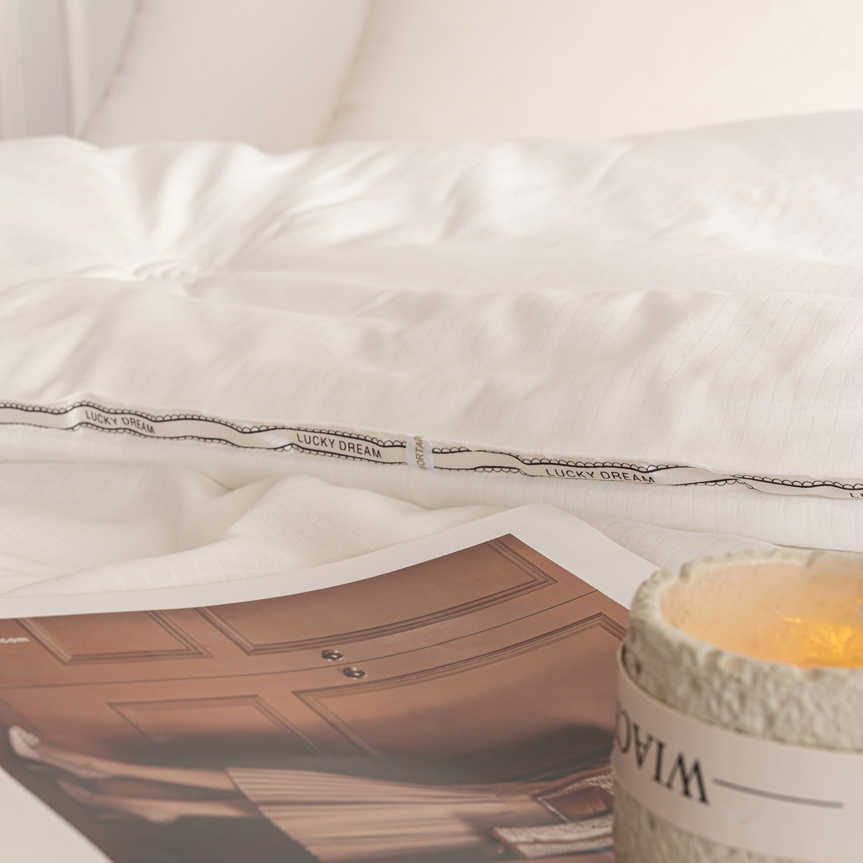 91家纺网 家纺一手货源 找家纺 丽卡家纺 2026春夏新款丽锦棉毕加索羊绒纤维春秋被 被子被芯 毕加索羊绒被-风格二