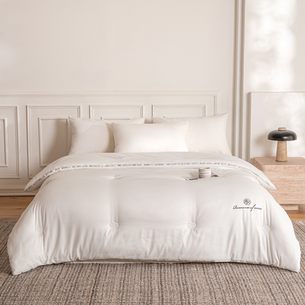 91家纺网 家纺一手货源 找家纺 丽卡家纺 2026春夏新款丽锦棉毕加索羊绒纤维春秋被 被子被芯 毕加索羊绒被-风格二