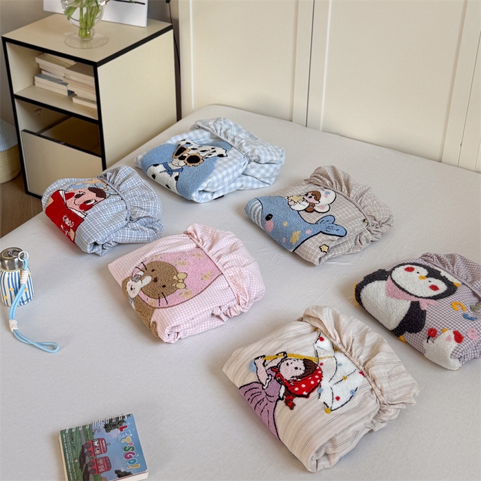 91家纺网 家纺一手货源 找家纺 （总）暖生活 2026新款全棉水洗棉毛巾绣夏被春秋被四件套