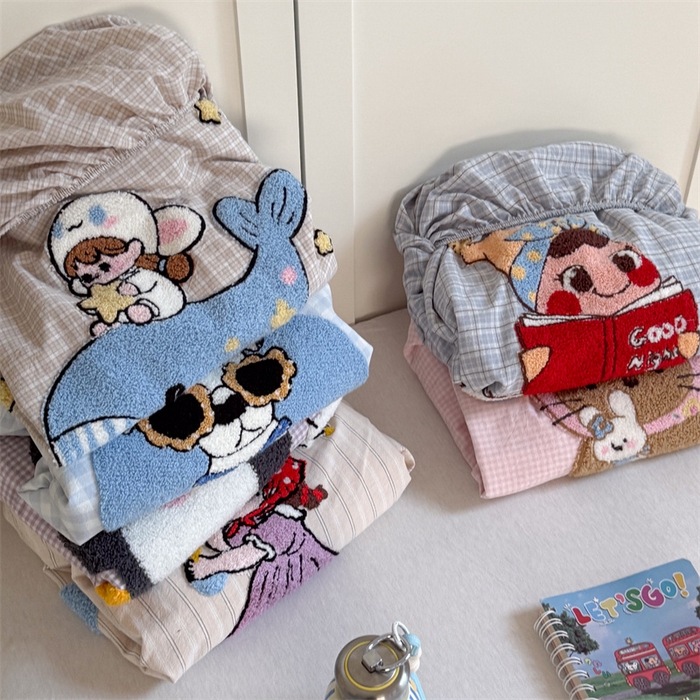 91家纺网 家纺一手货源 找家纺 （总）暖生活 2026新款全棉水洗棉毛巾绣夏被春秋被四件套