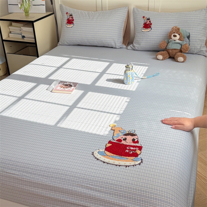 91家纺网 家纺一手货源 找家纺 暖生活 2026新款全棉水洗棉毛巾绣夏被春秋被四件套 阅读星人