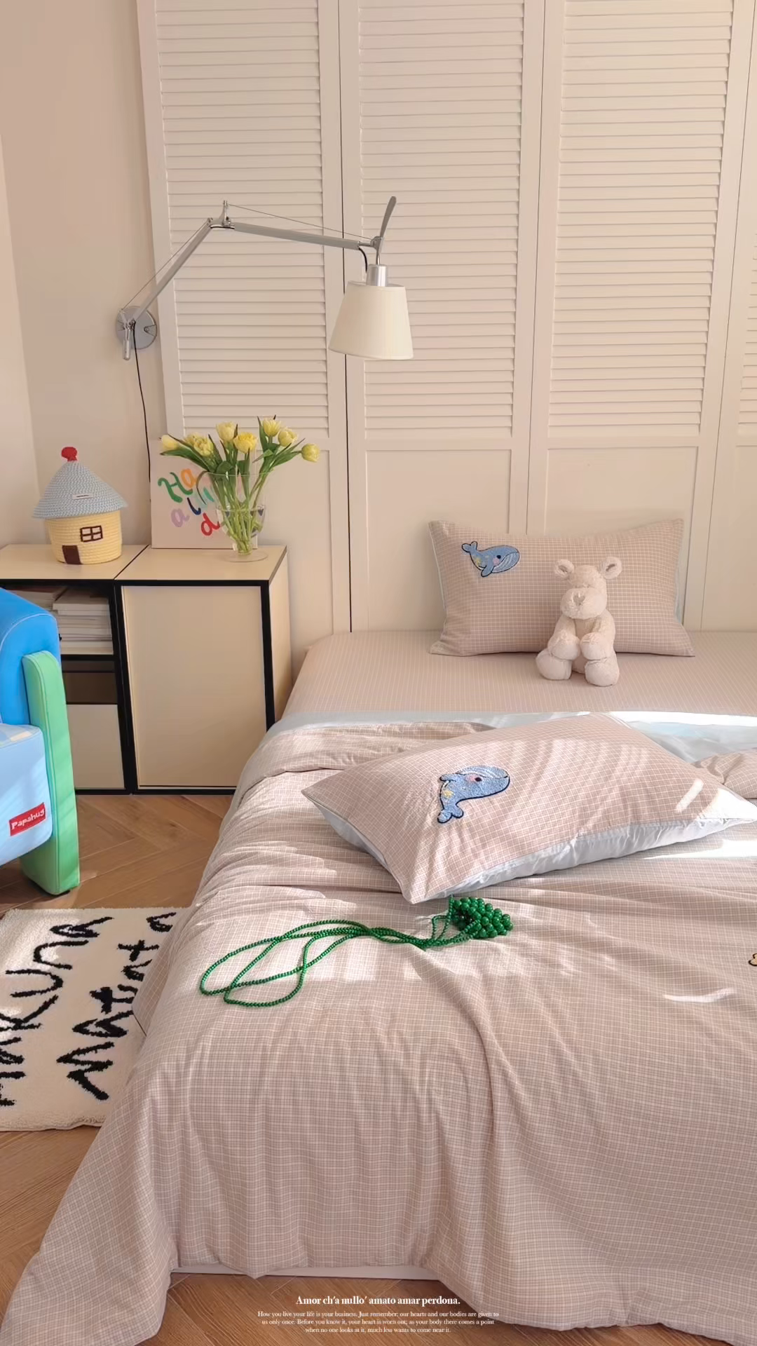 91家纺网 家纺一手货源 找家纺 暖生活 2026新款全棉水洗棉毛巾绣夏被春秋被四件套 蓝鲸梦