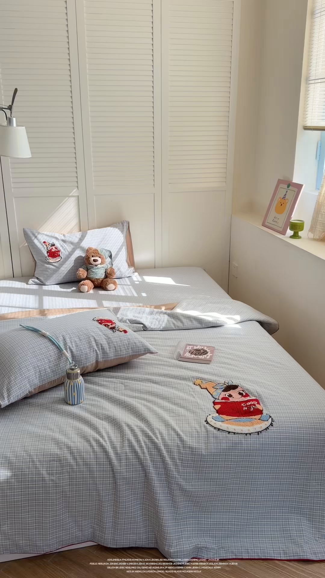 91家纺网 家纺一手货源 找家纺 暖生活 2026新款全棉水洗棉毛巾绣夏被春秋被四件套 阅读星人