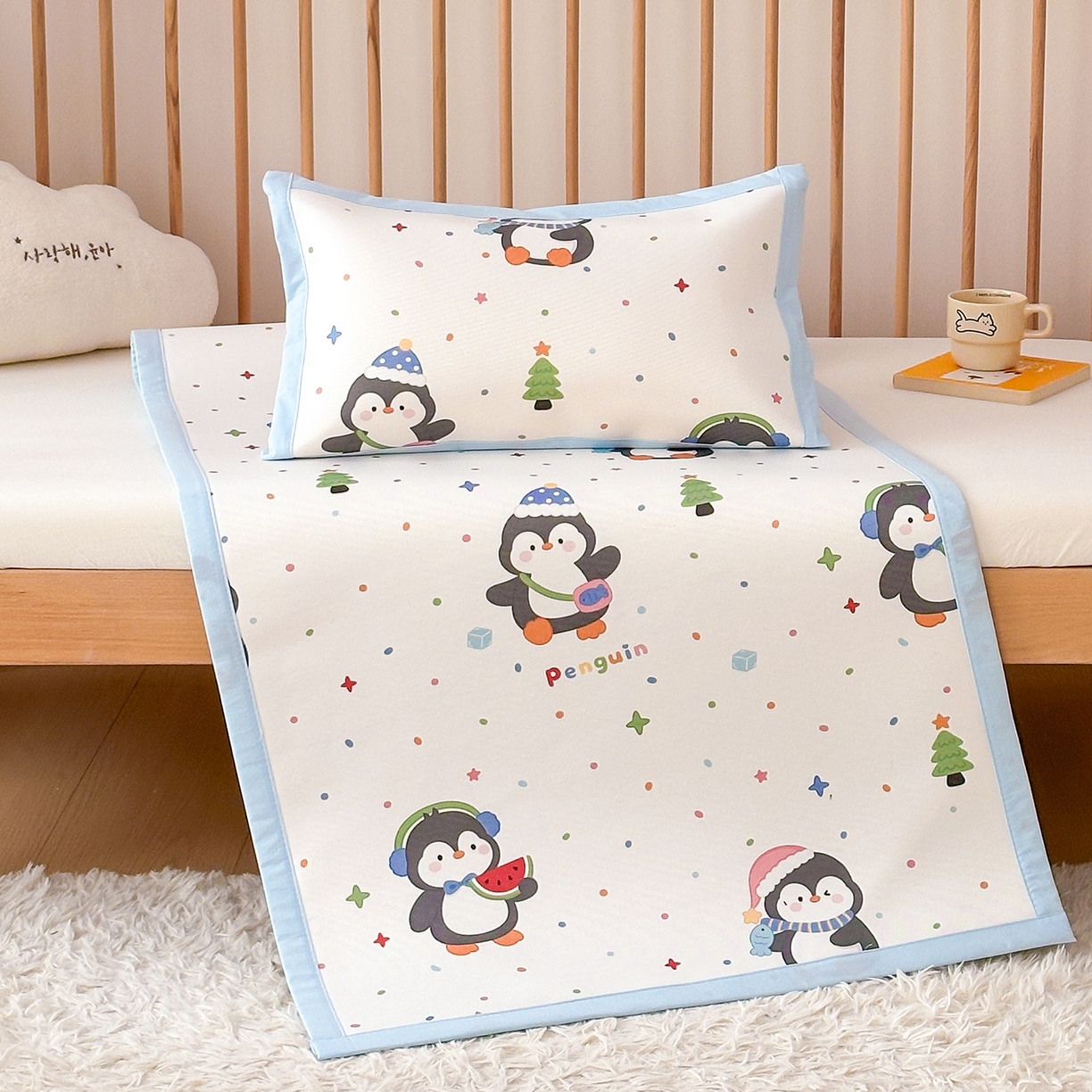 91家纺网 家纺一手货源 找家纺 （总）嗨生活 2026新款冰丝枕套儿童枕套幼儿园单枕套枕套单件