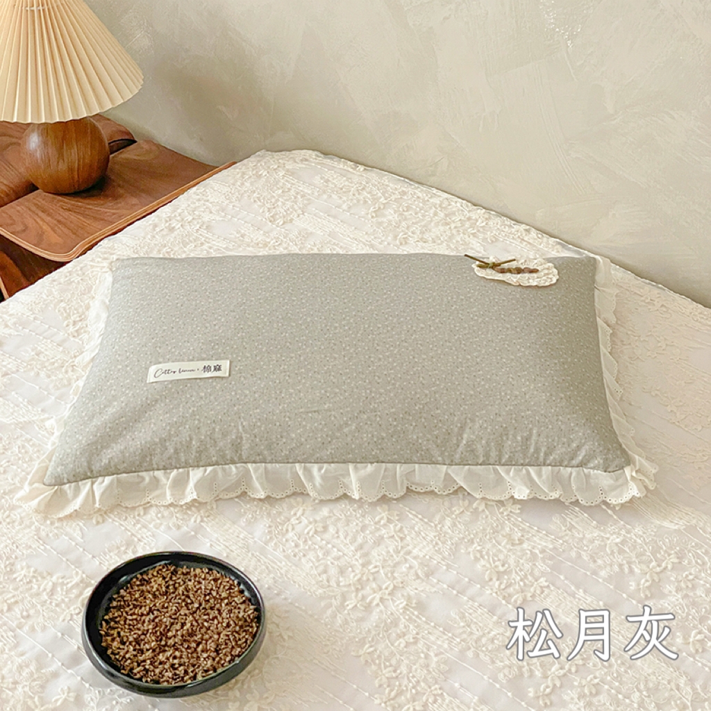 91家纺网 家纺一手货源 找家纺 （总）她喜爱枕芯 2026新款小碎花棉麻荞麦枕