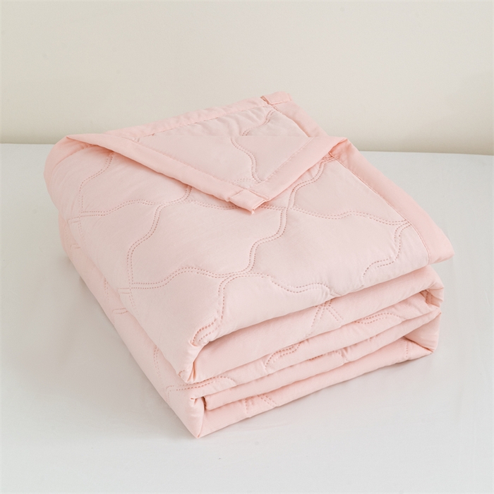 91家纺网 家纺一手货源 找家纺 （总）梵心家纺 2026新款跨境爆款素色纯色水洗棉被TEMU热销夏被夏凉被空调