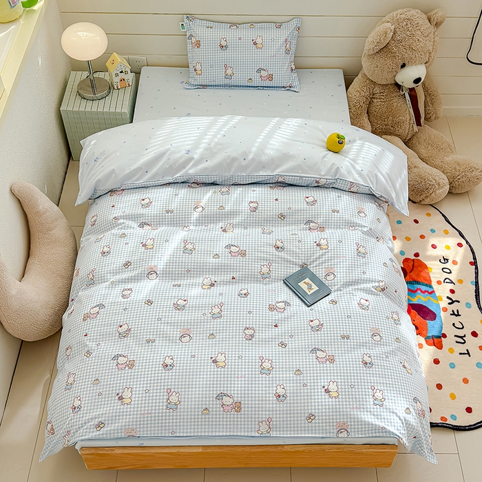 91家纺网 家纺一手货源 找家纺 （总）良佐生活  2026年新款A类铂金精梳全棉学生三件套