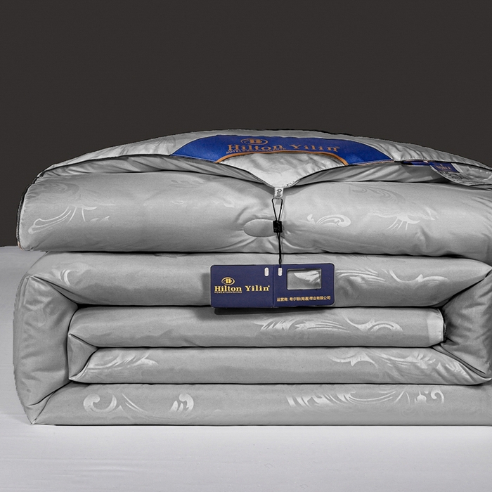 91家纺网 家纺一手货源 找家纺 （总）奕宸居 2026春夏新款全棉纯棉提花酒店蚕丝被子被芯