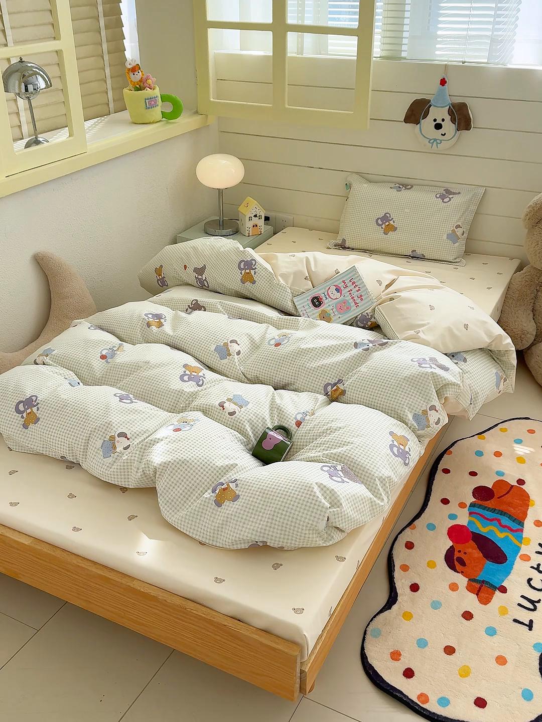 91家纺网 家纺一手货源 找家纺 （总）良佐生活  2026年新款A类铂金精梳全棉学生三件套