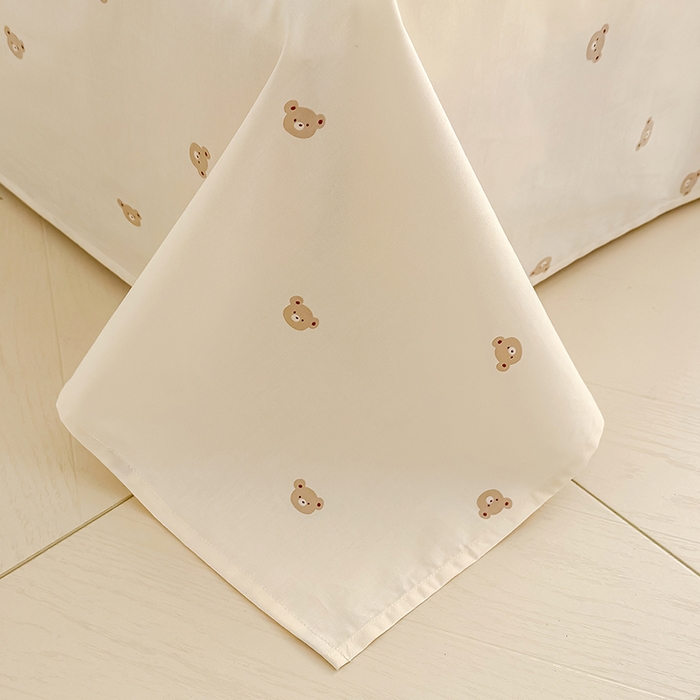 良佐生活  2026年新款A类铂金精梳全棉学生三件套 调皮象