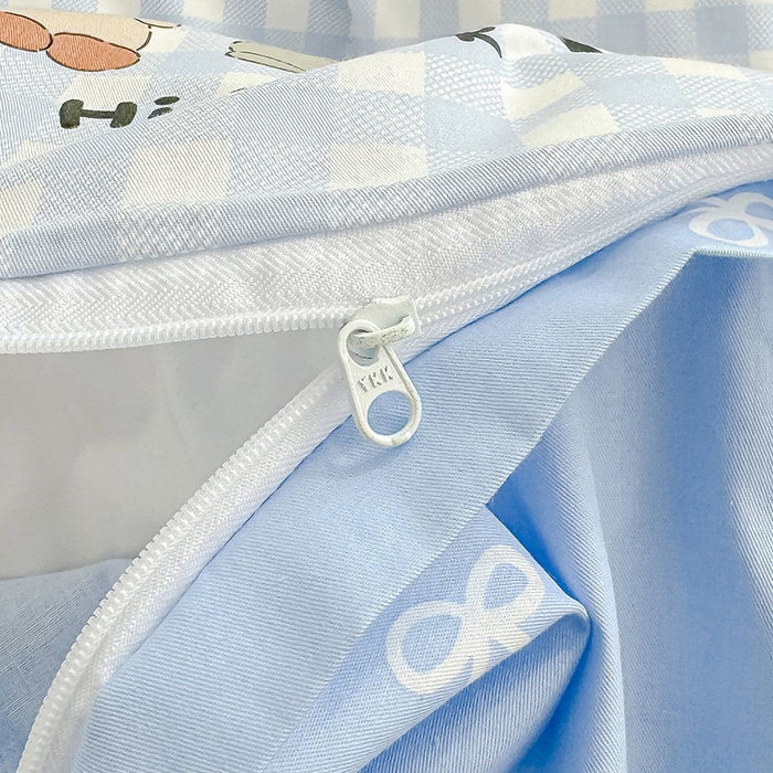 91家纺网 家纺一手货源 找家纺 良佐生活  2026年新款A类铂金精梳全棉学生三件套 福宝