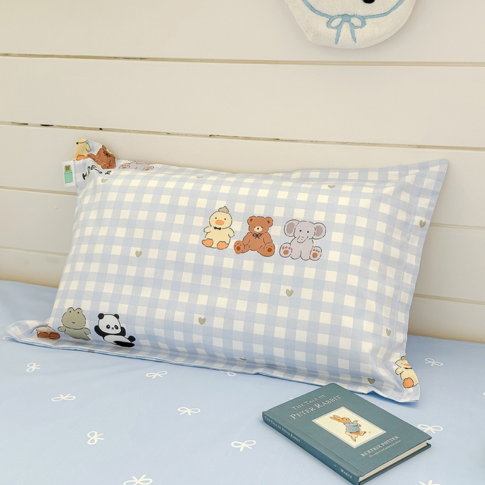 91家纺网 家纺一手货源 找家纺 良佐生活  2026年新款A类铂金精梳全棉学生三件套 福宝