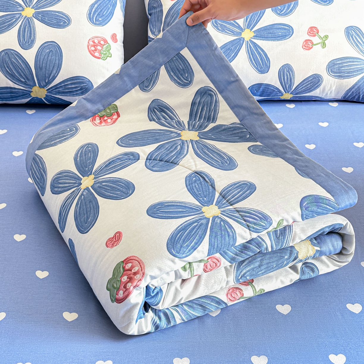 91家纺网 家纺一手货源 找家纺 （总）梵克保罗 2026春夏新款10A抗菌全棉印花夏被被子被芯空调被