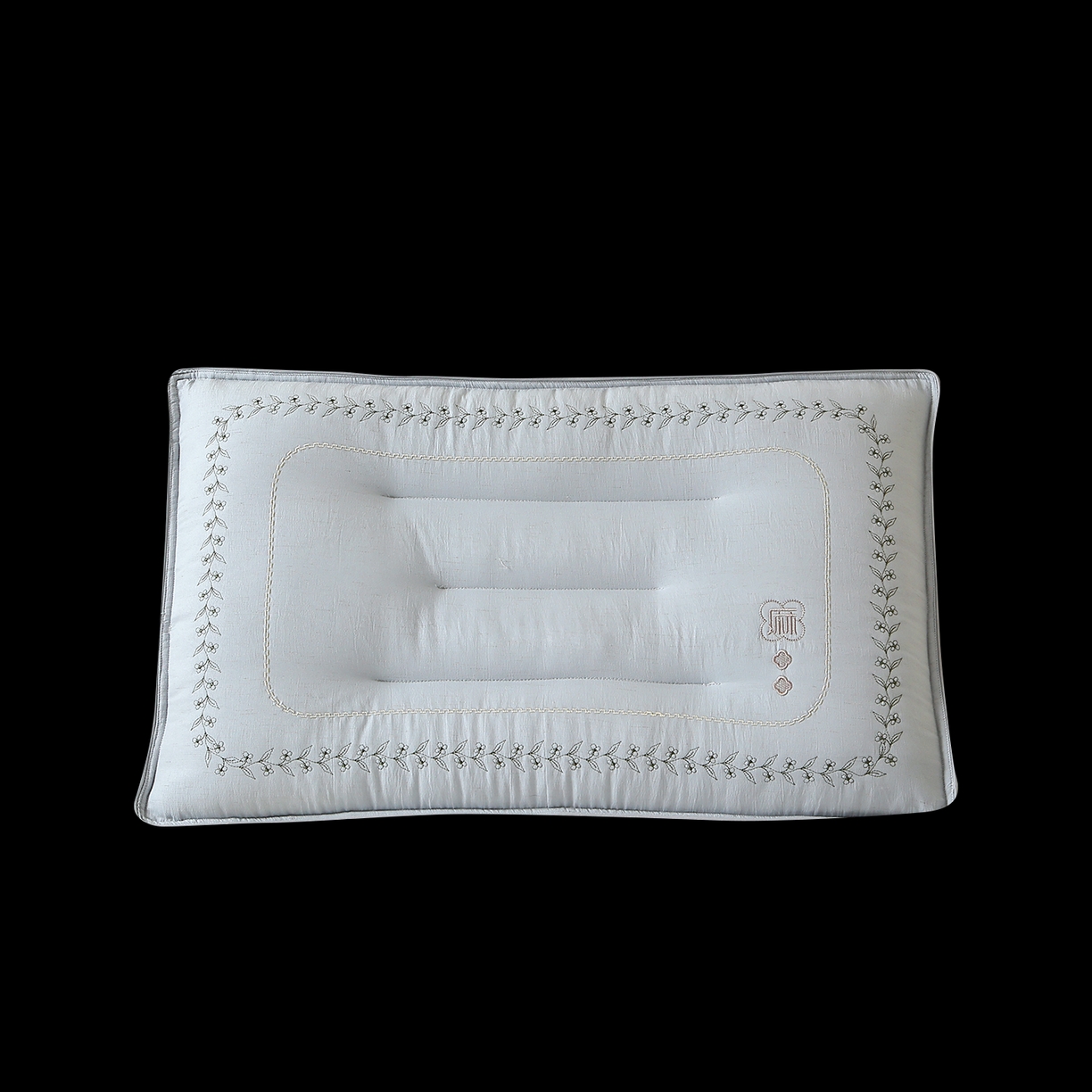 91家纺网 家纺一手货源 找家纺 糖果枕芯 2026新款亚麻护颈枕头天然亚麻枕芯贴合颈椎护颈枕芯 亚麻-灰色