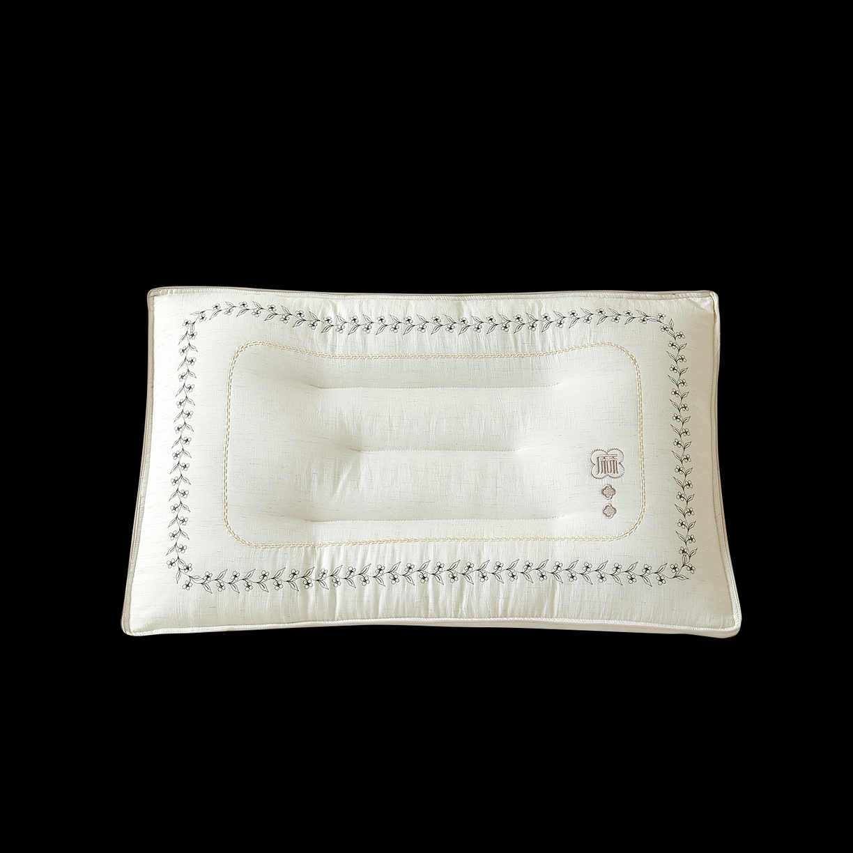 91家纺网 家纺一手货源 找家纺 糖果枕芯 2026新款亚麻护颈枕头天然亚麻枕芯贴合颈椎护颈枕芯 亚麻-米色