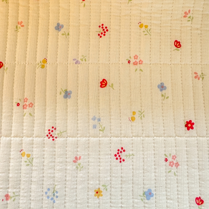 91家纺网 家纺一手货源 找家纺 家喜爱 2026新款木棉皱皱纱床盖（可提供买家秀） 黄色小花