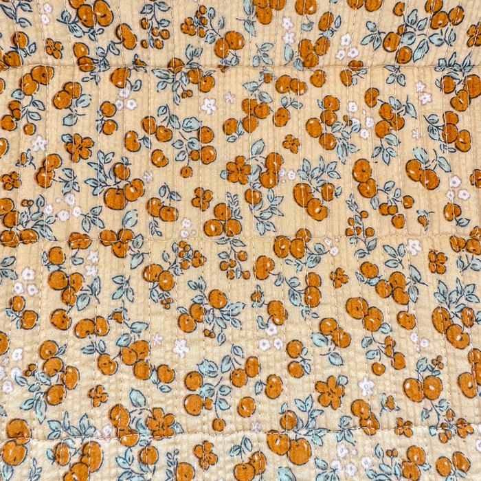 91家纺网 家纺一手货源 找家纺 家喜爱 2026新款木棉皱皱纱床盖（可提供买家秀） 柿柿如意