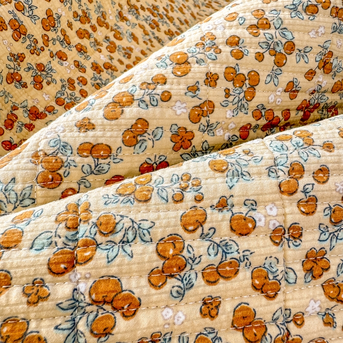 91家纺网 家纺一手货源 找家纺 家喜爱 2026新款木棉皱皱纱床盖（可提供买家秀） 柿柿如意