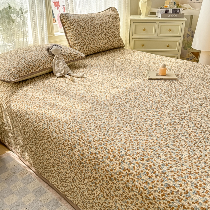 91家纺网 家纺一手货源 找家纺 家喜爱 2026新款木棉皱皱纱床盖（可提供买家秀） 柿柿如意