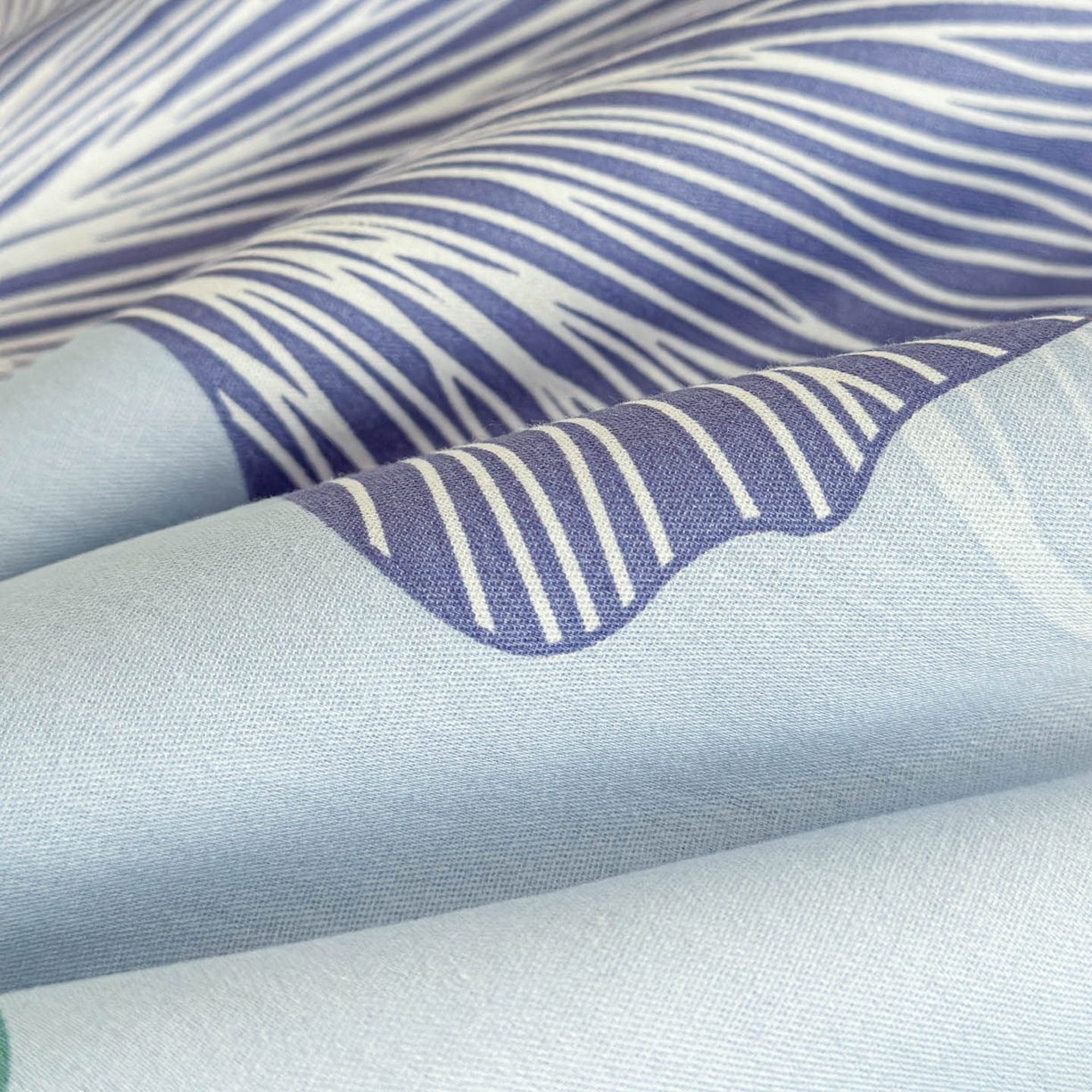 91家纺网 家纺一手货源 找家纺 梵克保罗 2026春夏新款10A抗菌全棉印花夏被被子被芯空调被 蝶舞杏运