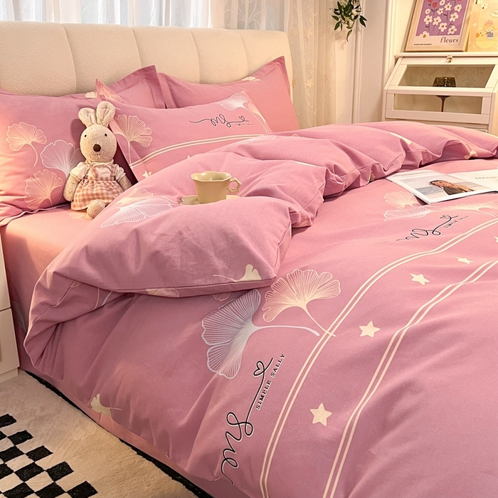 91家纺网 家纺一手货源 找家纺 【电商上传专用，尺寸不全，个别花色缺加大号】幸嘉轩 2026新款全棉纯棉喷气加厚磨毛四件套